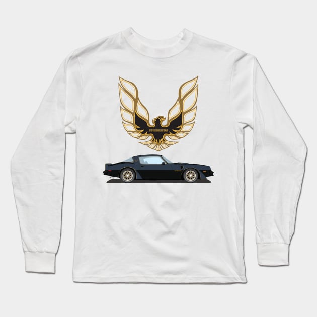 Trans Am Long Sleeve T-Shirt by J7Artwork